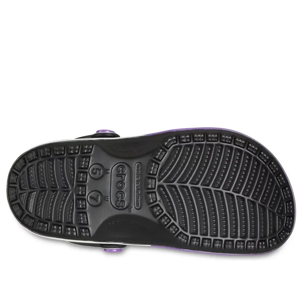 Crocs Classic 211202-90H Clogs Men's US 12 Green Purple Comfort Shoes JAX2146